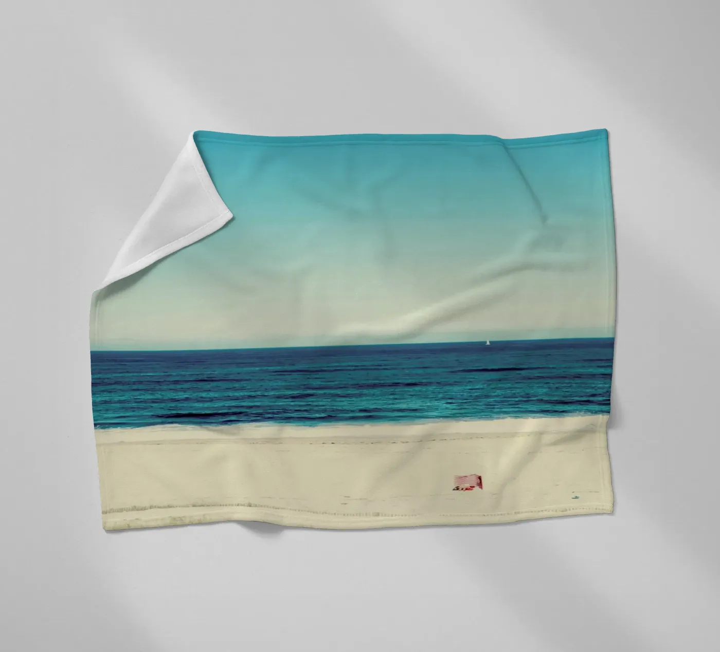 Beach Feeling fleecedeken van Ingrid Beddoes