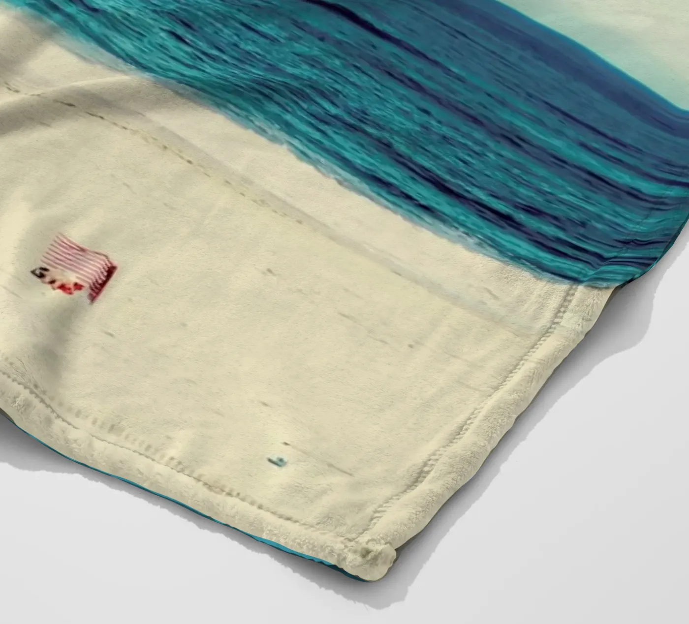 Beach Feeling fleecedeken van Ingrid Beddoes