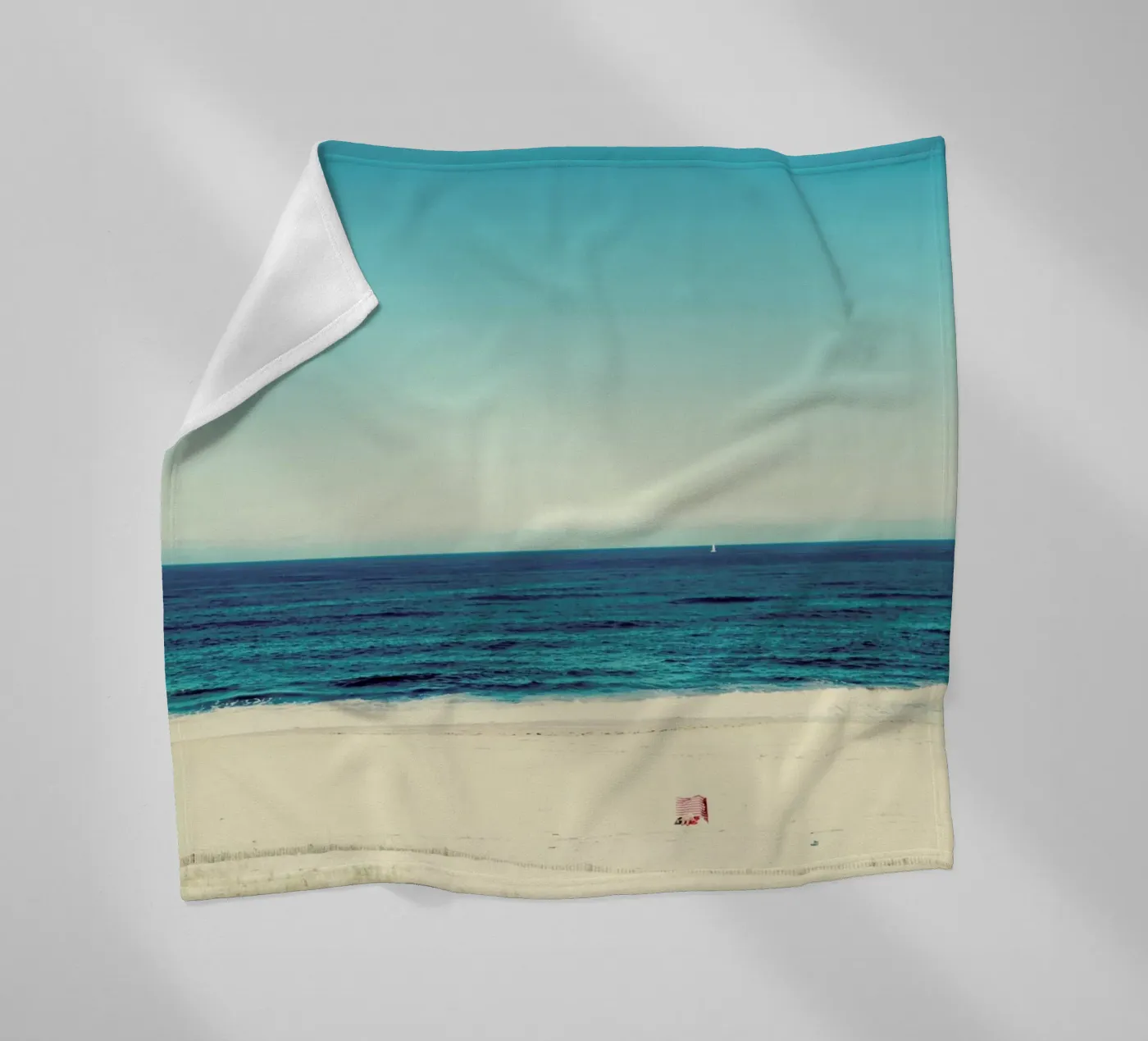 Beach Feeling fleecedeken van Ingrid Beddoes