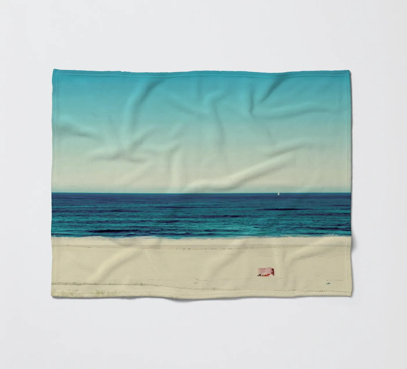Beach Feeling fleecedeken van Ingrid Beddoes