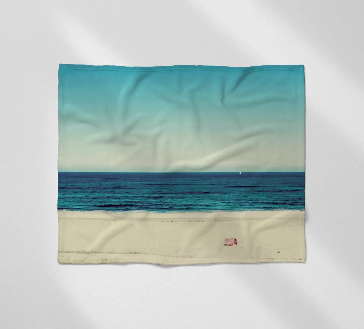 Beach Feeling fleecedeken van Ingrid Beddoes