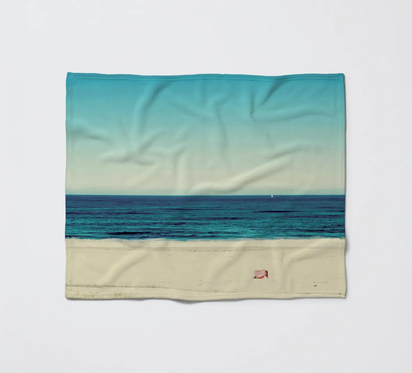 Beach Feeling fleecedeken van Ingrid Beddoes
