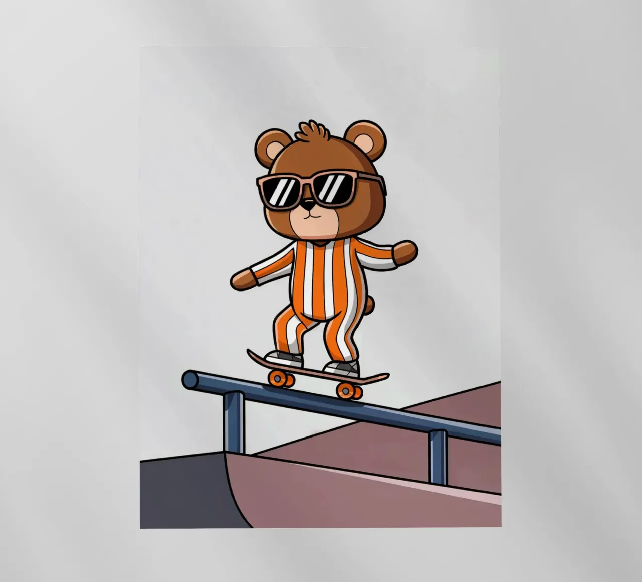 Orso Skateboarding pellicola backlit da logic