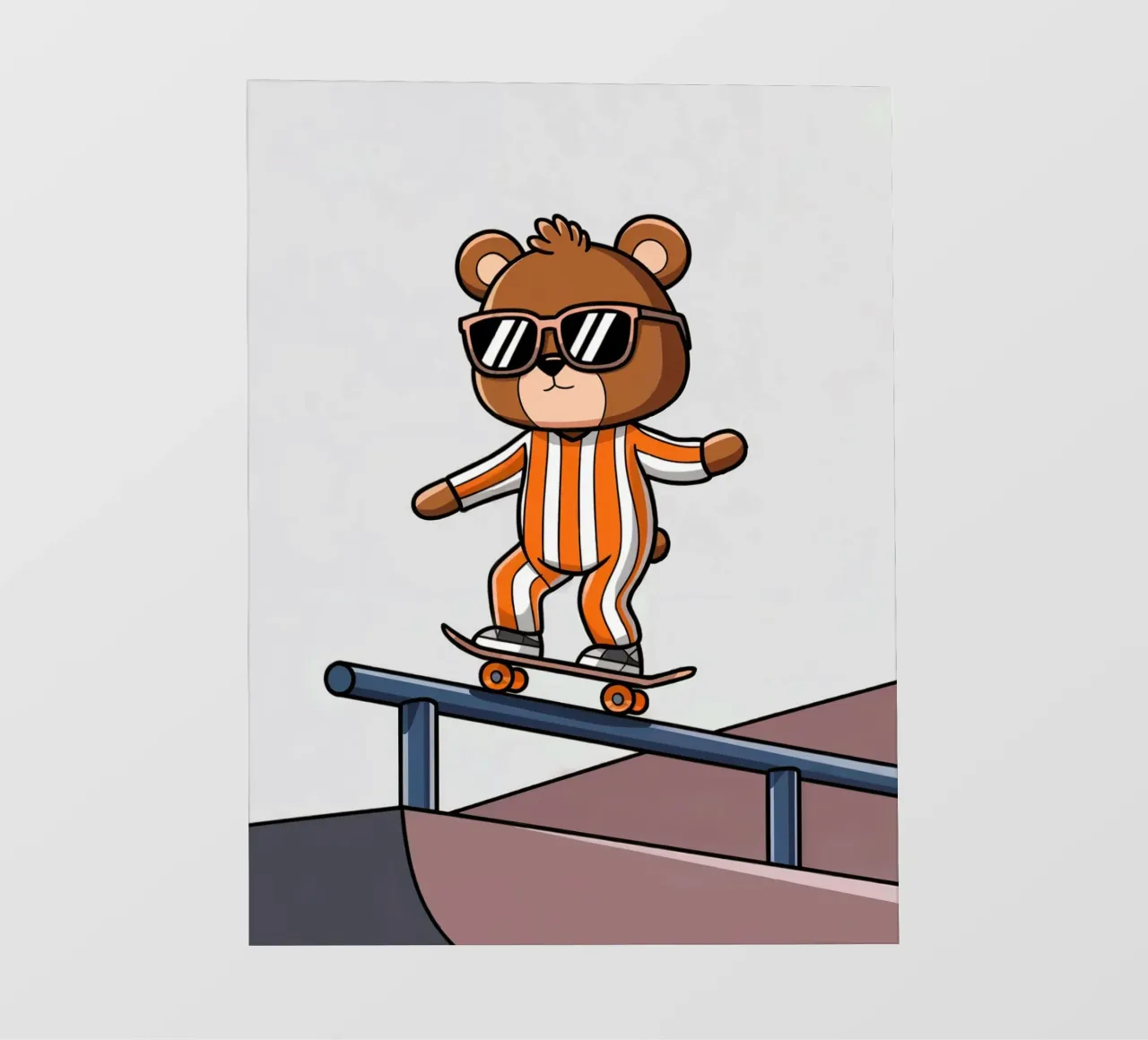 Orso Skateboarding pellicola backlit da logic