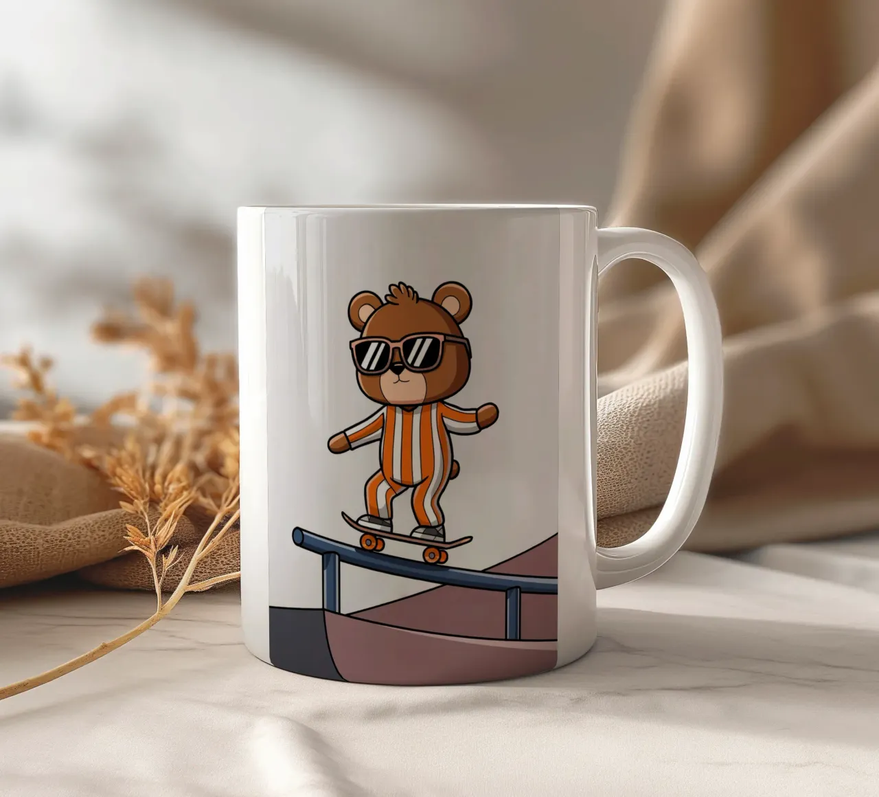 Orso Skateboarding tazza in ceramica da logic