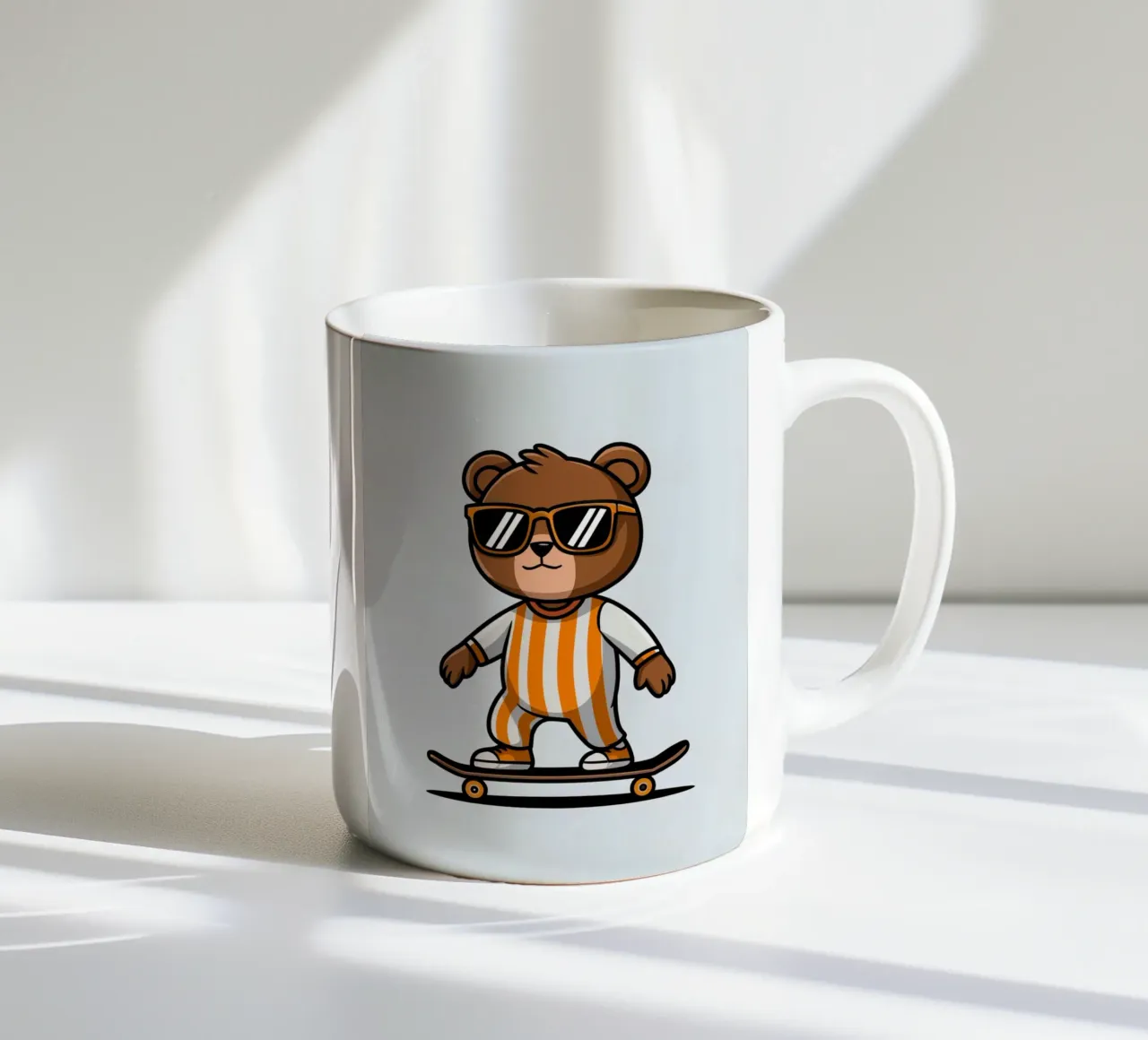 Orso Skateboarding tazza in ceramica da logic