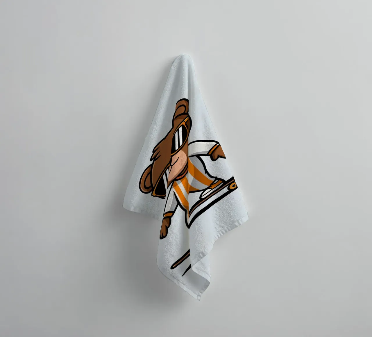 Orso Skateboarding asciugamano da bagno da logic