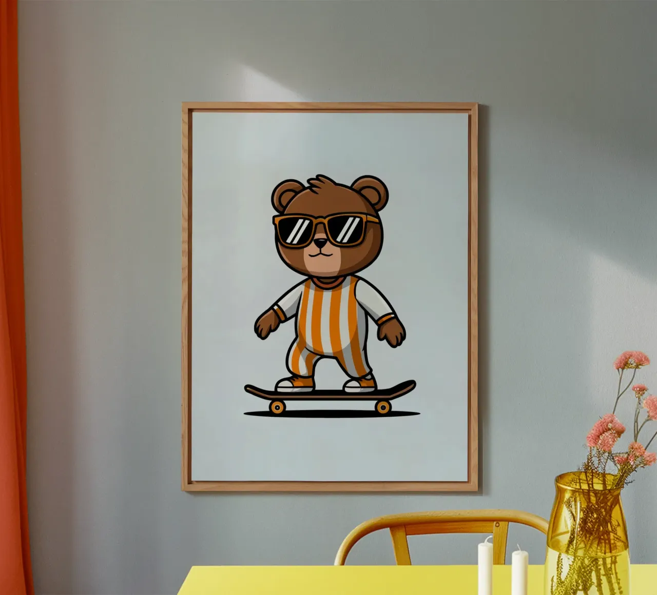 Orso Skateboarding alluminio dibond da logic