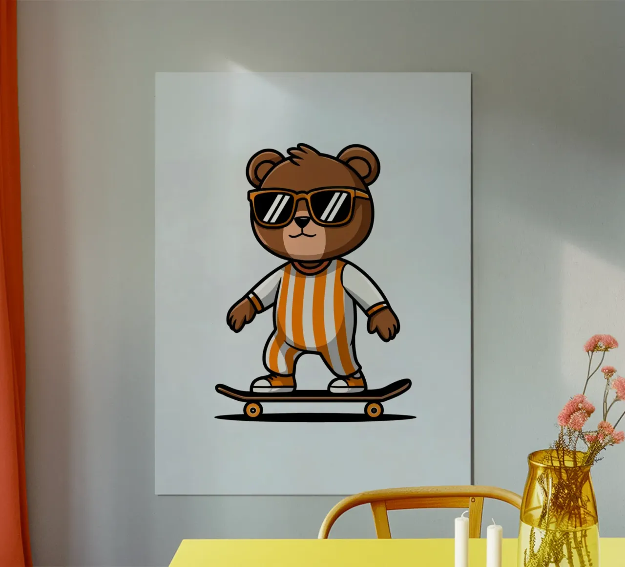 Orso Skateboarding poster da logic