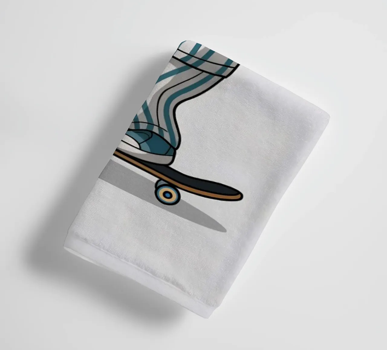 Bear Skateboarding towel by logic