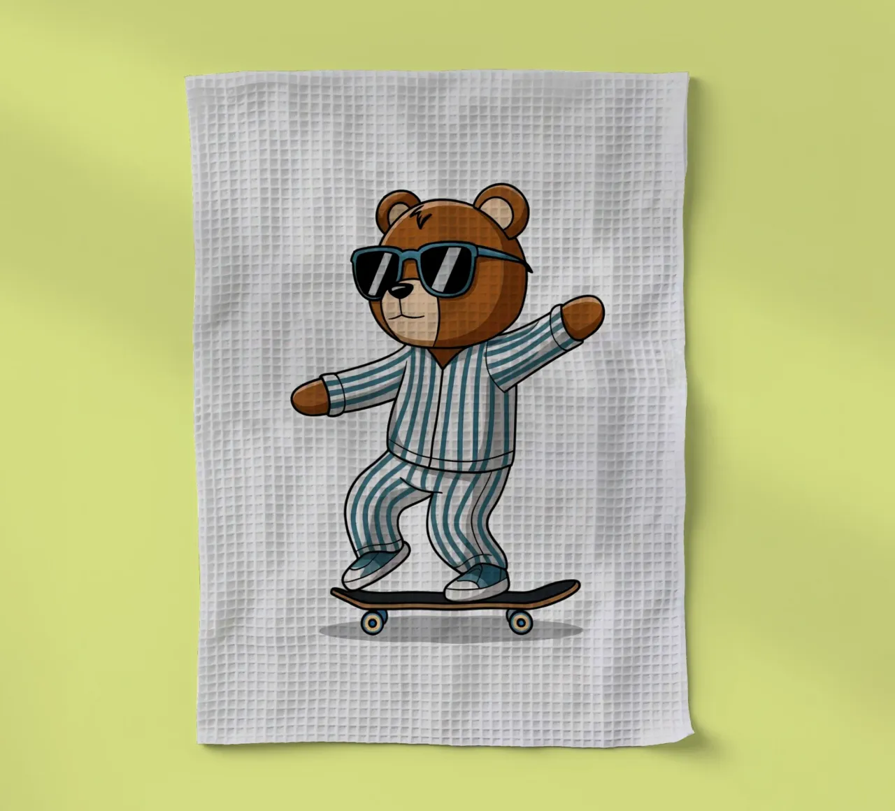 Orso Skateboarding canovaccio da cucina da logic