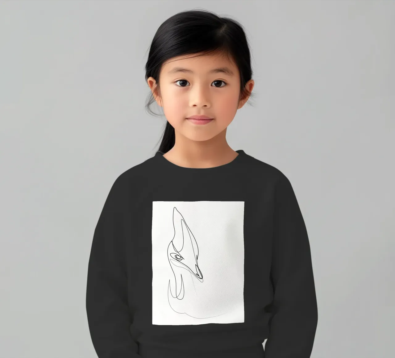 Cassowary - uccello di una linea felpa bambino da Addillum