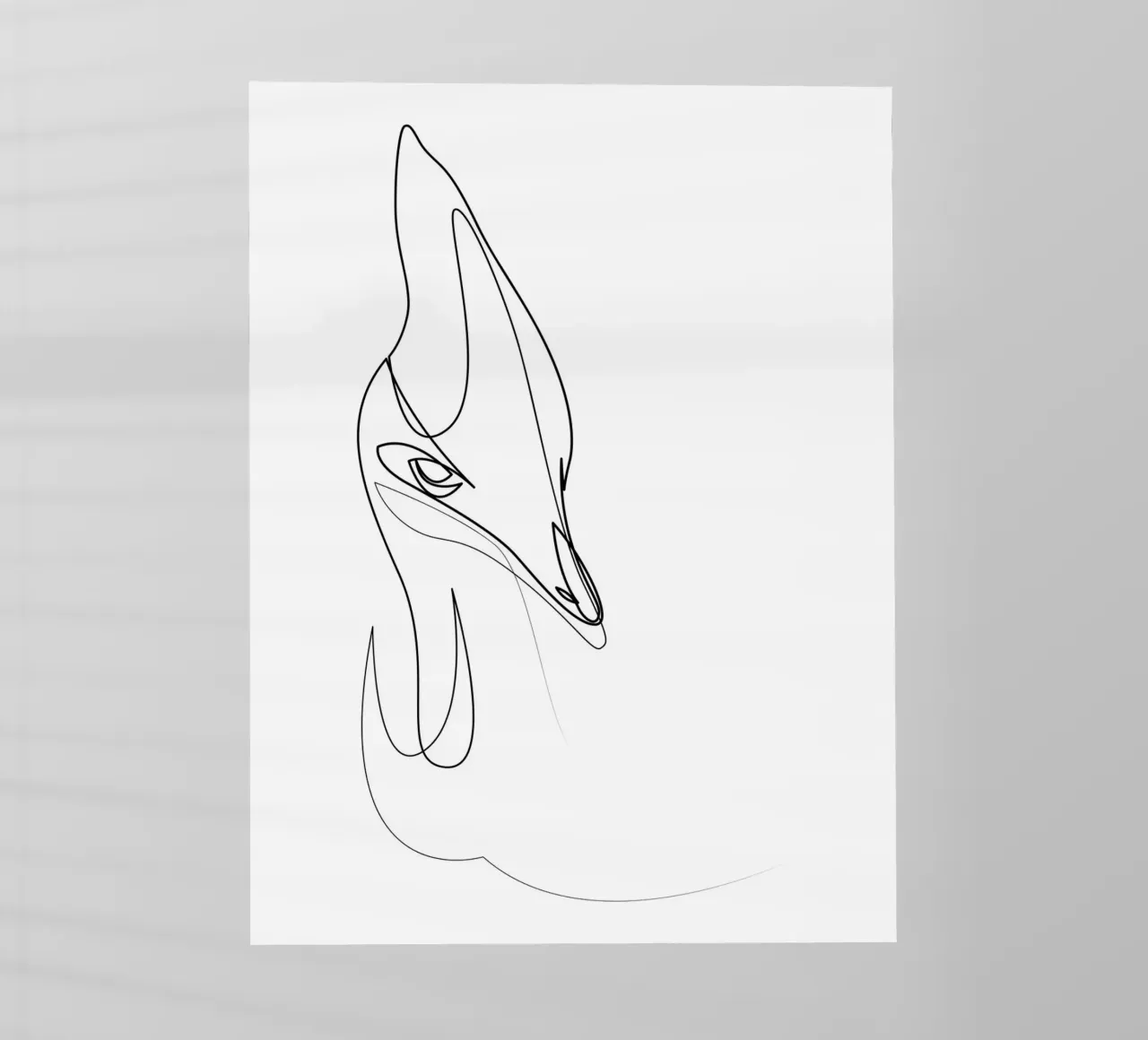 Cassowary - uccello di una linea pellicola backlit da Addillum