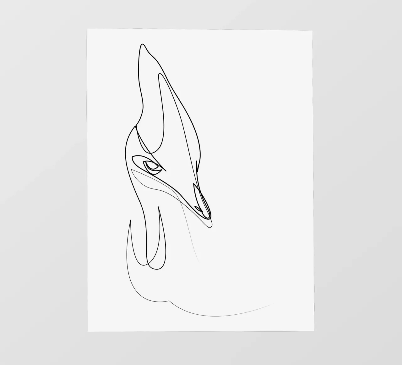 Cassowary - uccello di una linea telo in pvc da Addillum