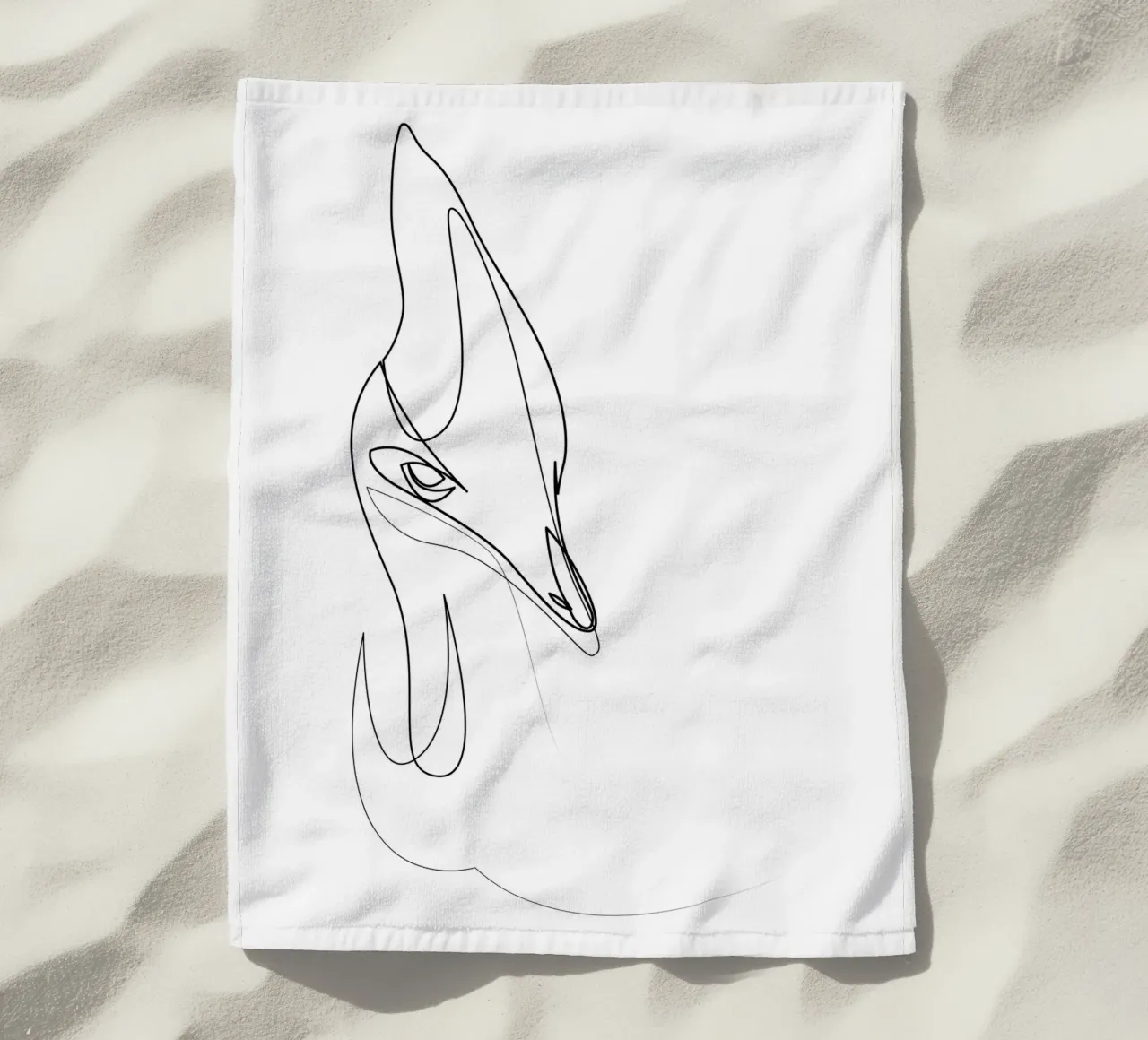 Cassowary - uccello di una linea telo mare da Addillum