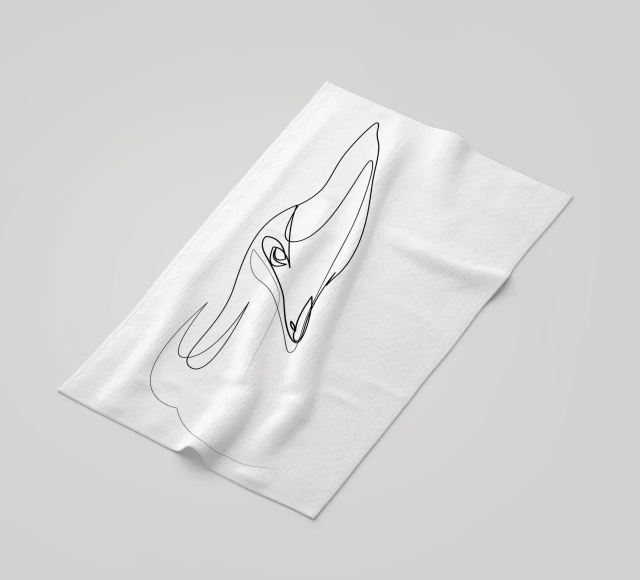 Cassowary - uccello di una linea telo mare da Addillum