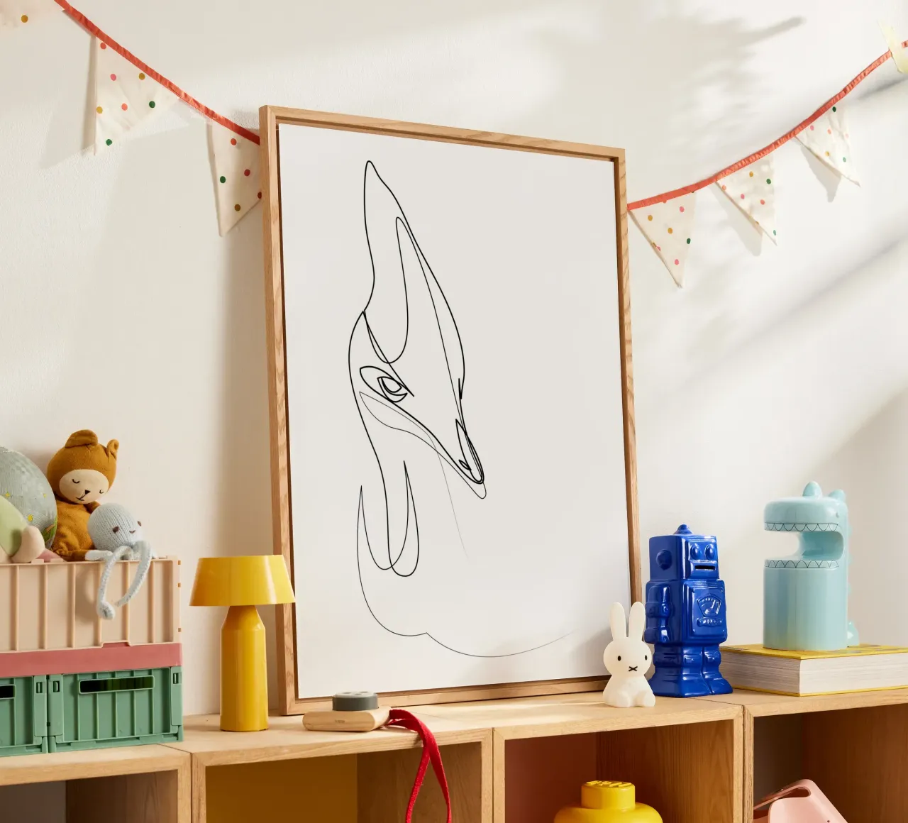 Cassowary - uccello di una linea plexiglass da Addillum