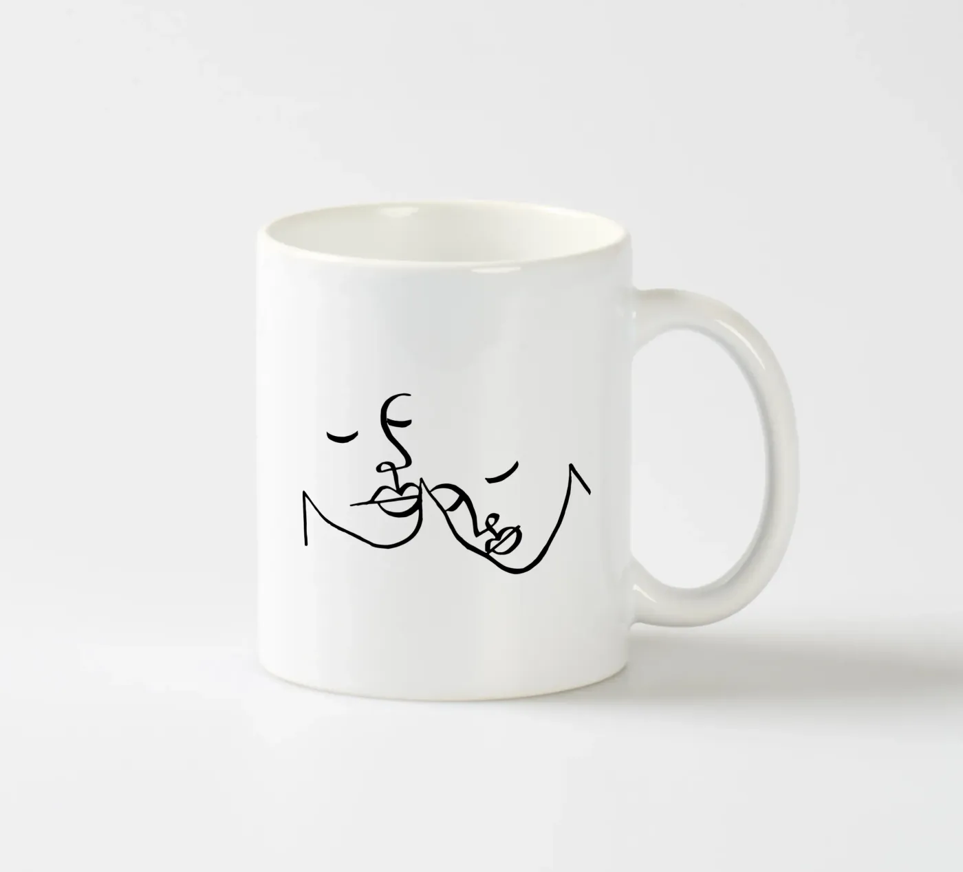 Couple ceramic mug by Ninhol