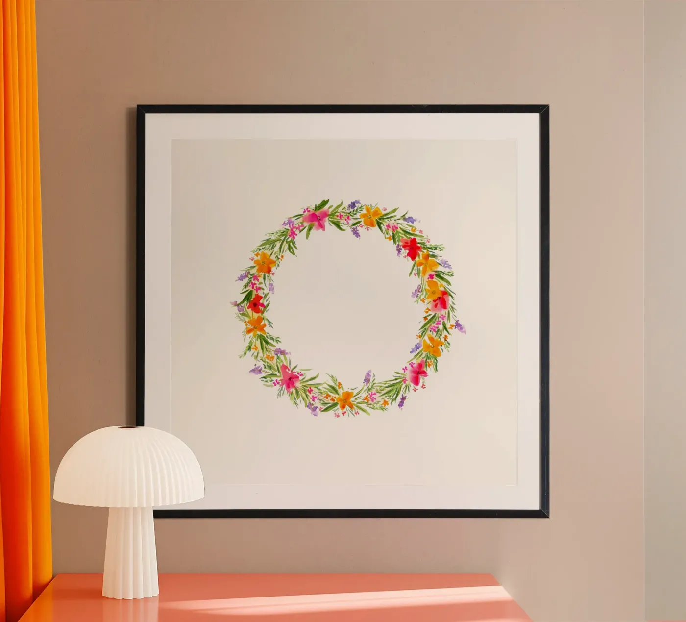 Blumenkranz poster by youdesignme