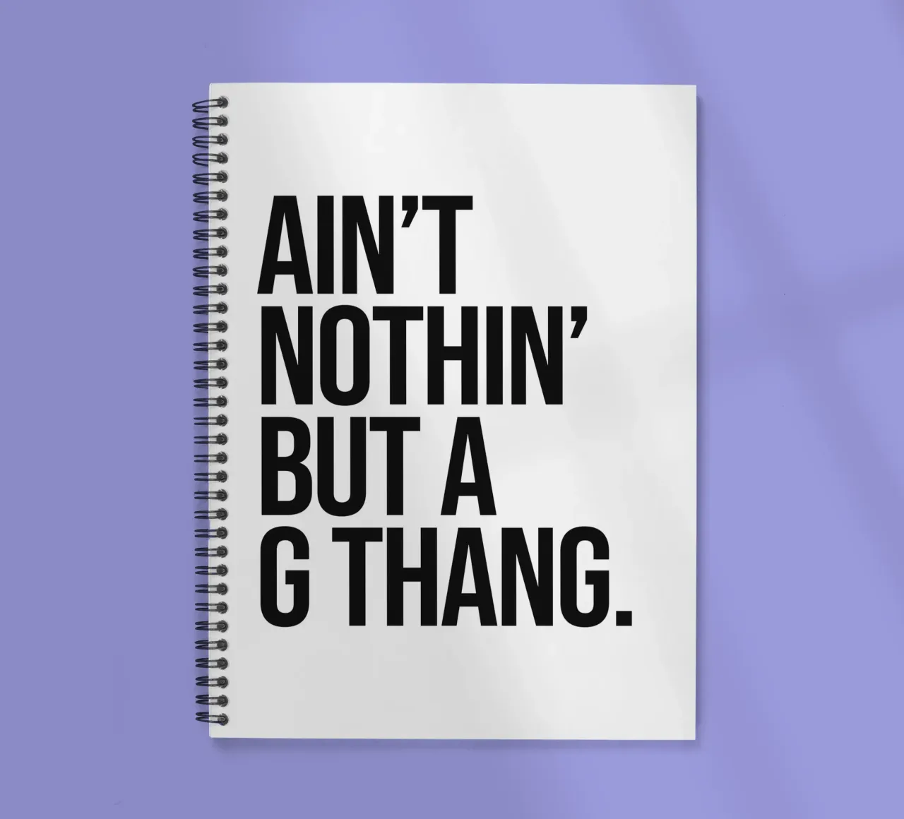 Il n'y a rien d'autre qu'une citation impertinente carnet à spirale de Paigaam Studio