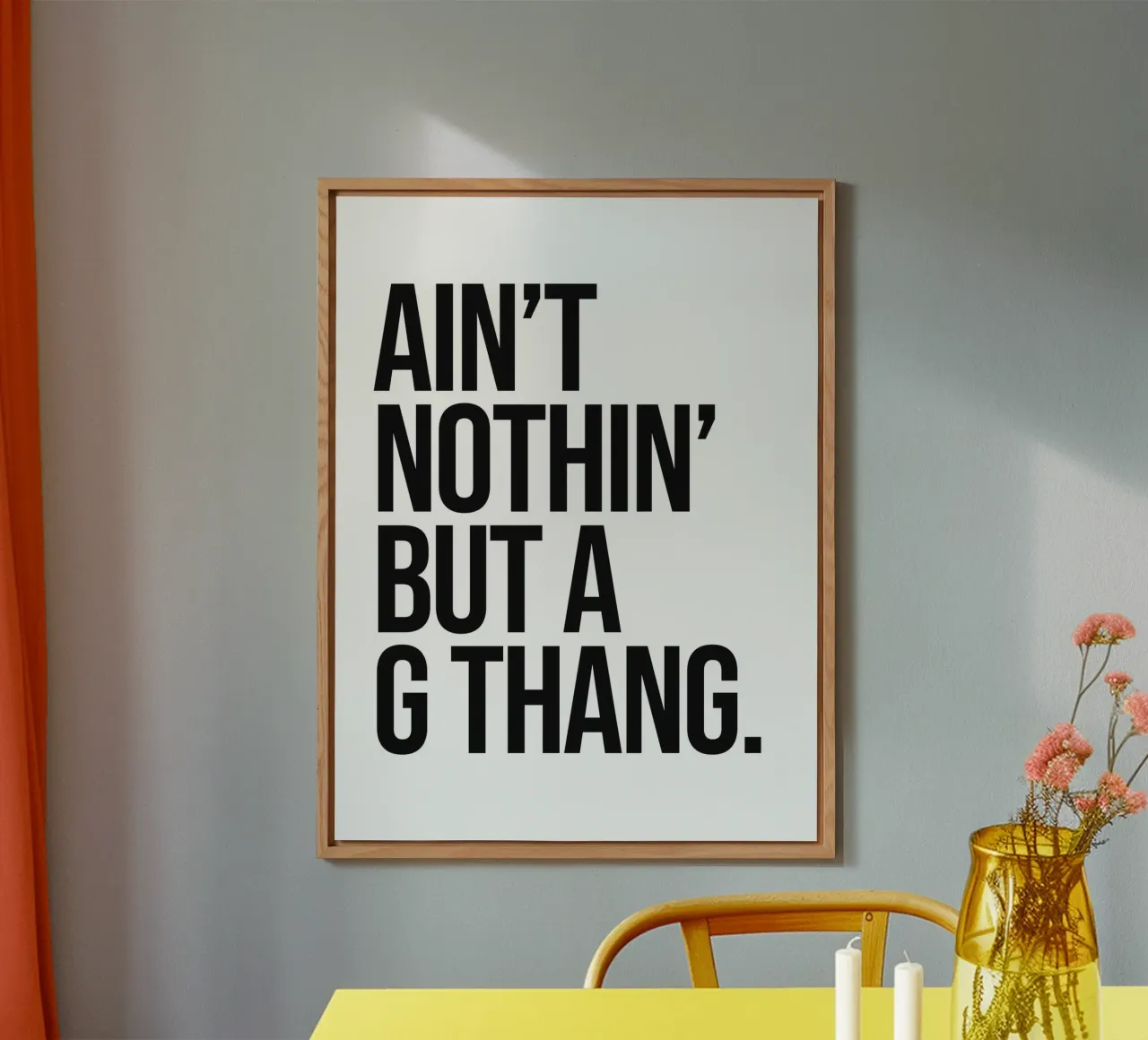 Il n'y a rien d'autre qu'une citation impertinente alu dibond de Paigaam Studio