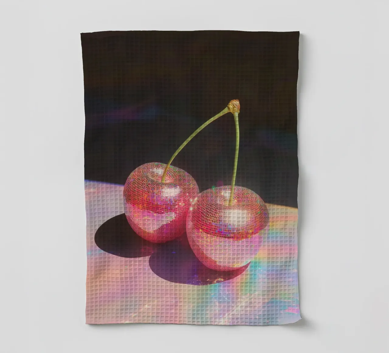 Disco Red Cherry Art torchon de Melloi Art Print