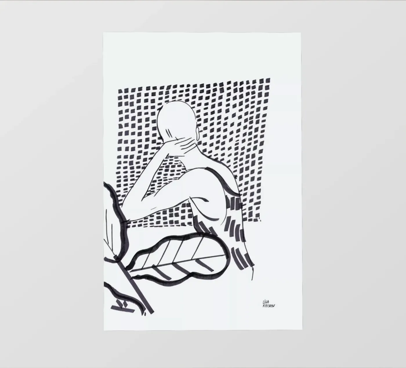 Window backlit film by Liga Kitchen