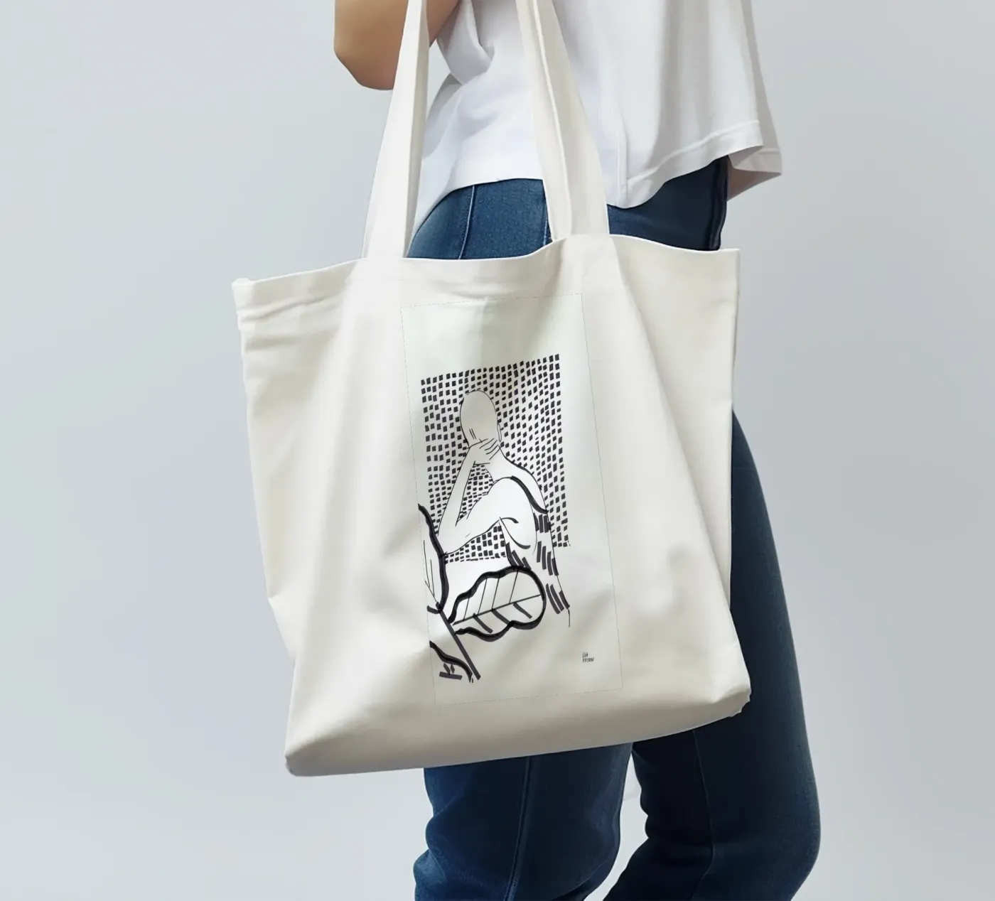 Window tote bag by Liga Kitchen