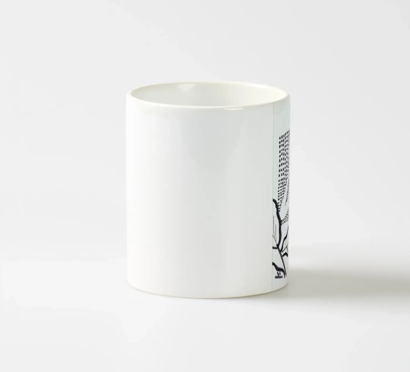 Window ceramic mug by Liga Kitchen