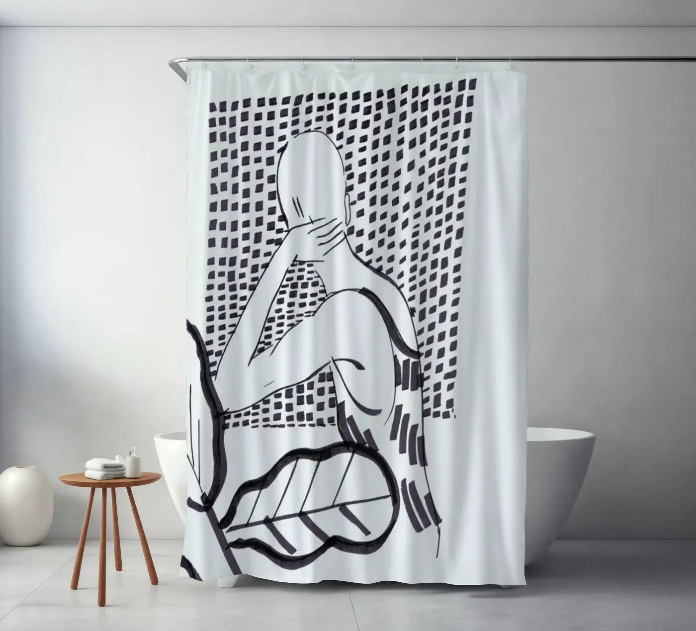 Window Duschvorhang von Liga Kitchen