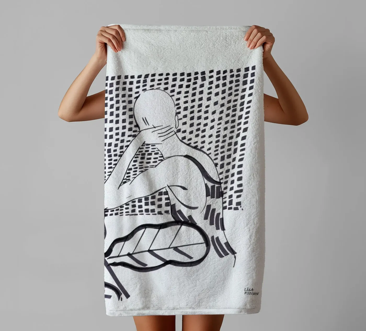 Window badhanddoek van Liga Kitchen