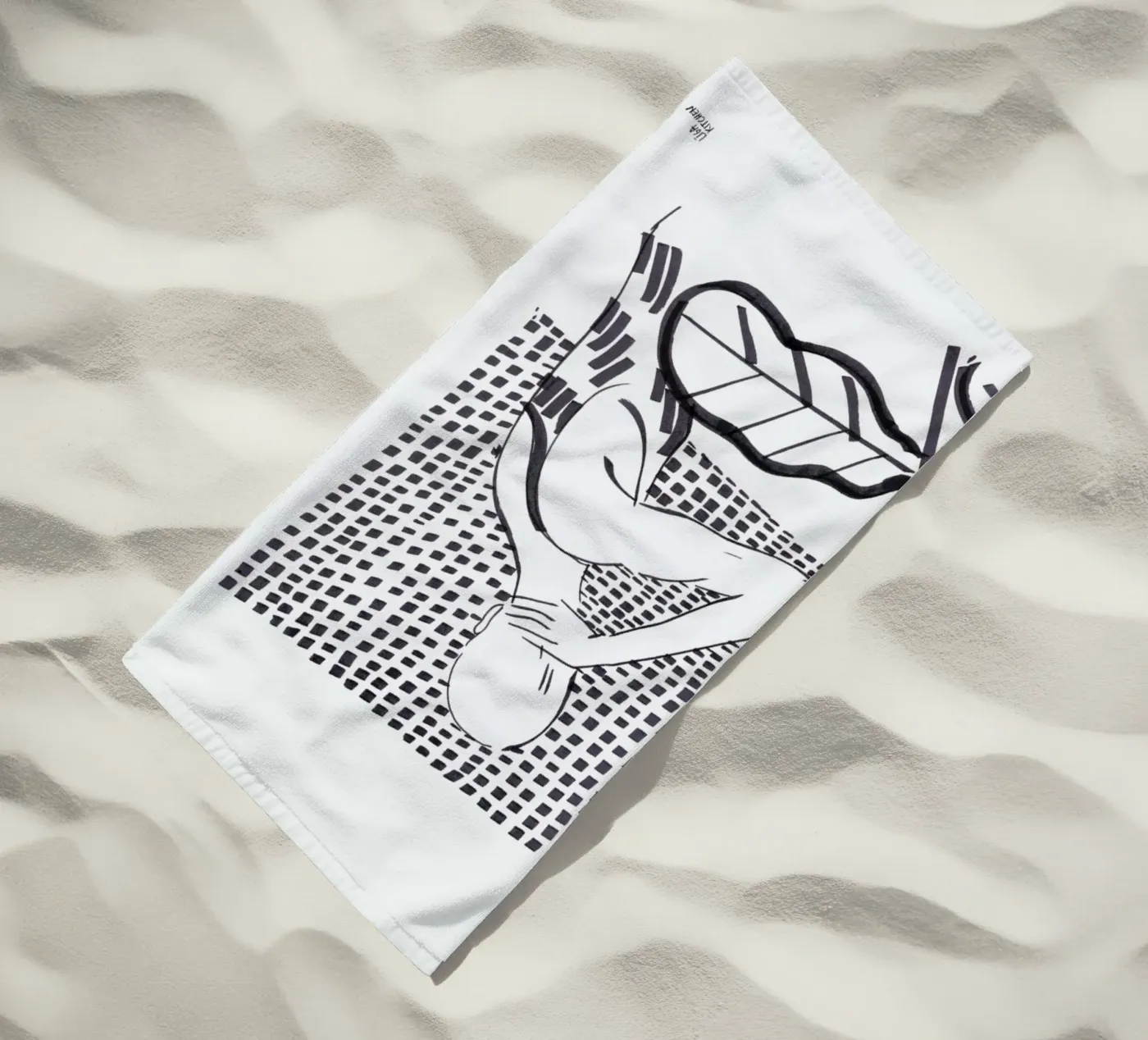 Window strandhanddoek van Liga Kitchen