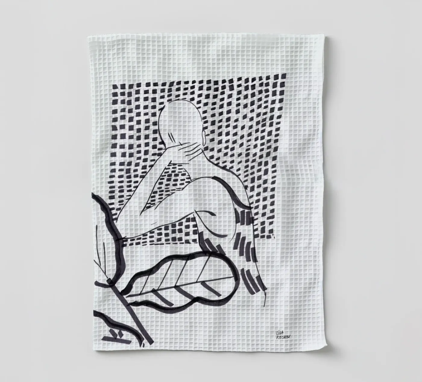 Window tea towel by Liga Kitchen