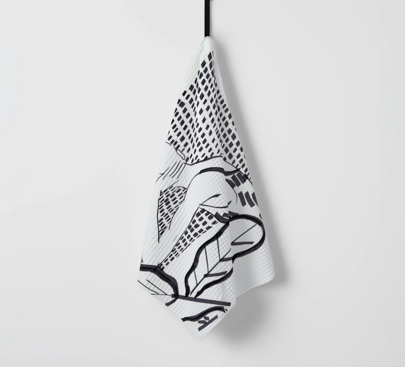 Window tea towel by Liga Kitchen