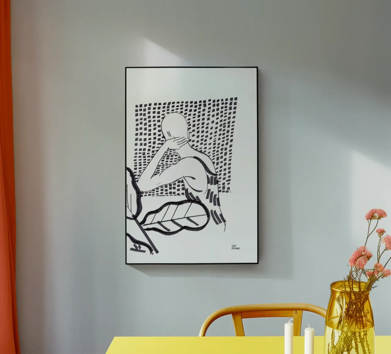 Window plexiglass da Liga Kitchen