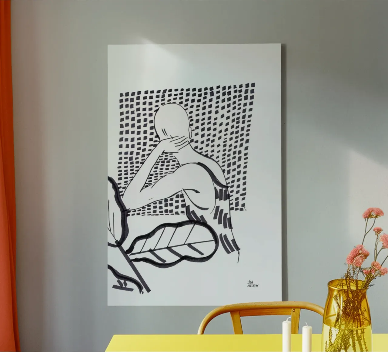 Window canvas van Liga Kitchen