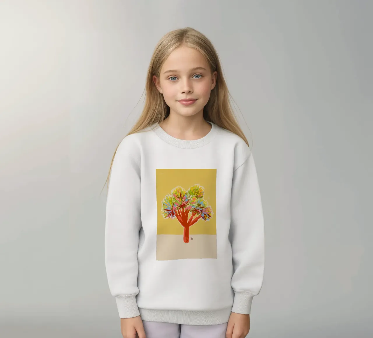 COLORFUL DRAGON TREE felpa bambino da Sandra Poliakov