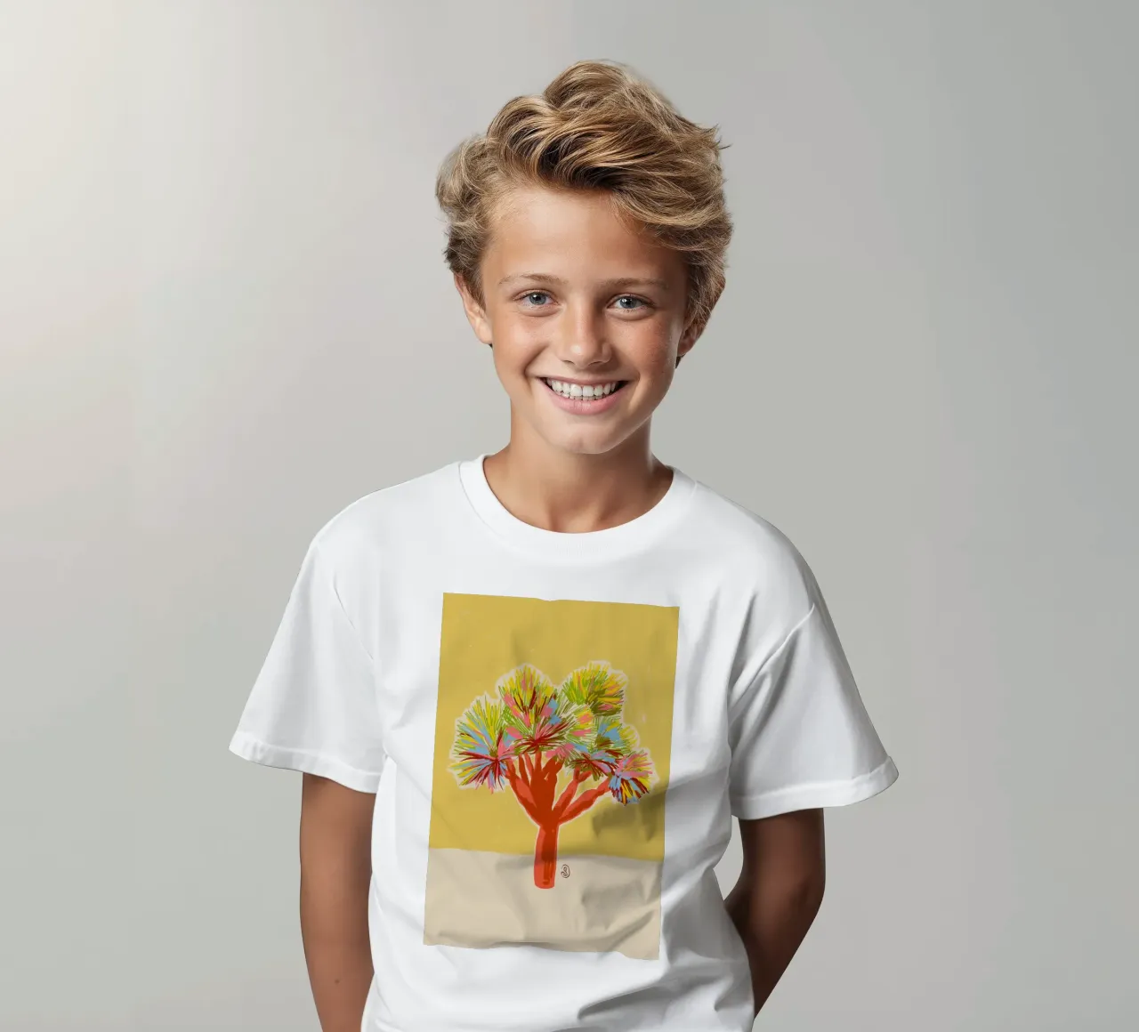 COLORFUL DRAGON TREE t-shirt bambini da Sandra Poliakov