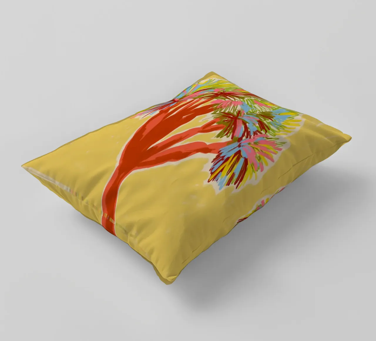 COLORFUL DRAGON TREE cuscino da Sandra Poliakov