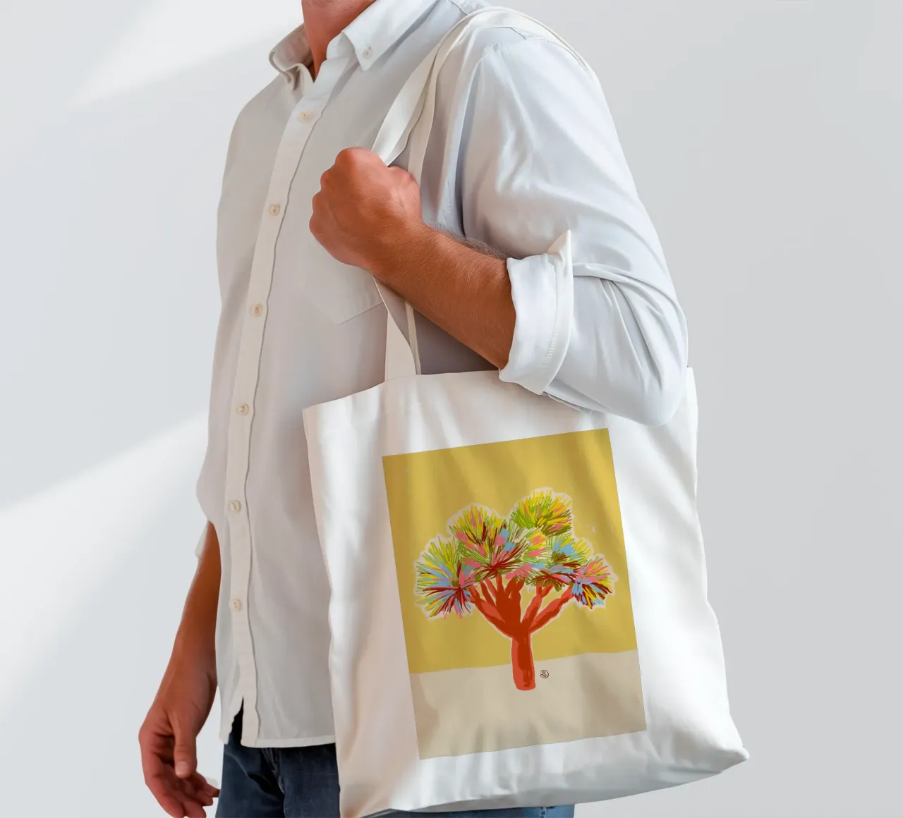 COLORFUL DRAGON TREE tote bag de Sandra Poliakov