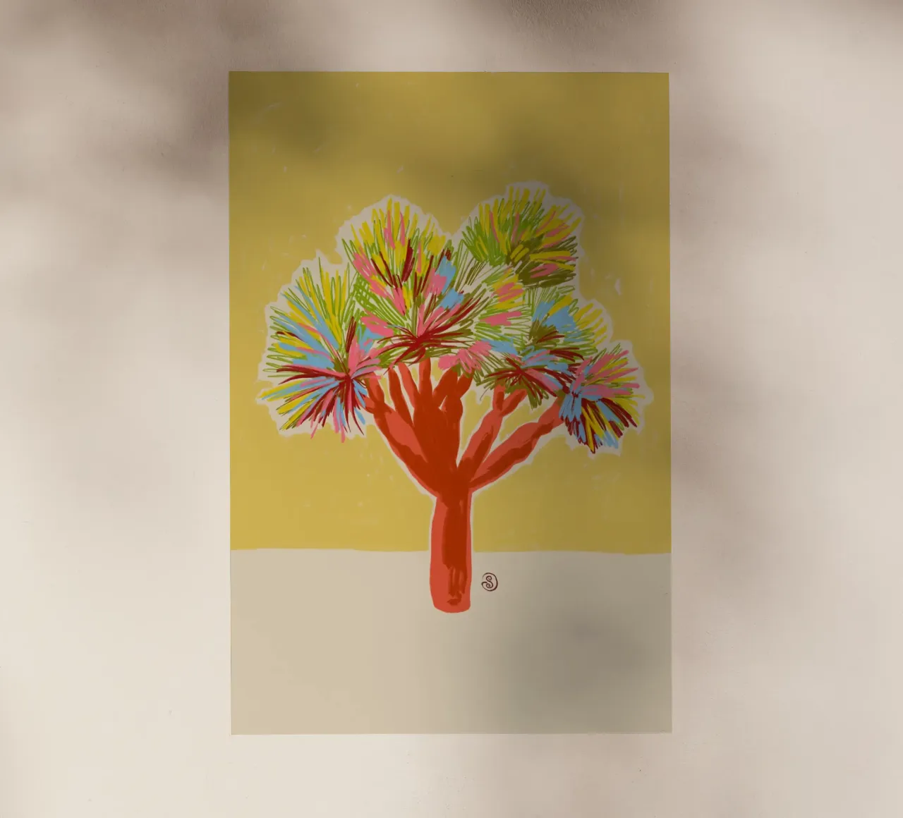 COLORFUL DRAGON TREE pellicola backlit da Sandra Poliakov