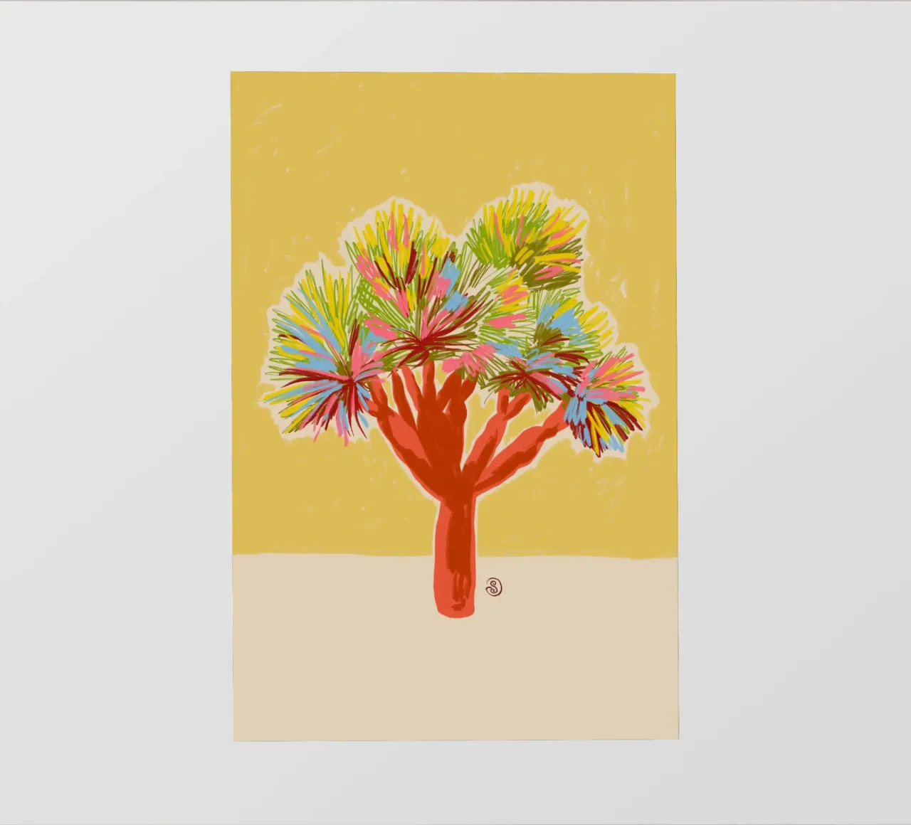 COLORFUL DRAGON TREE pellicola backlit da Sandra Poliakov