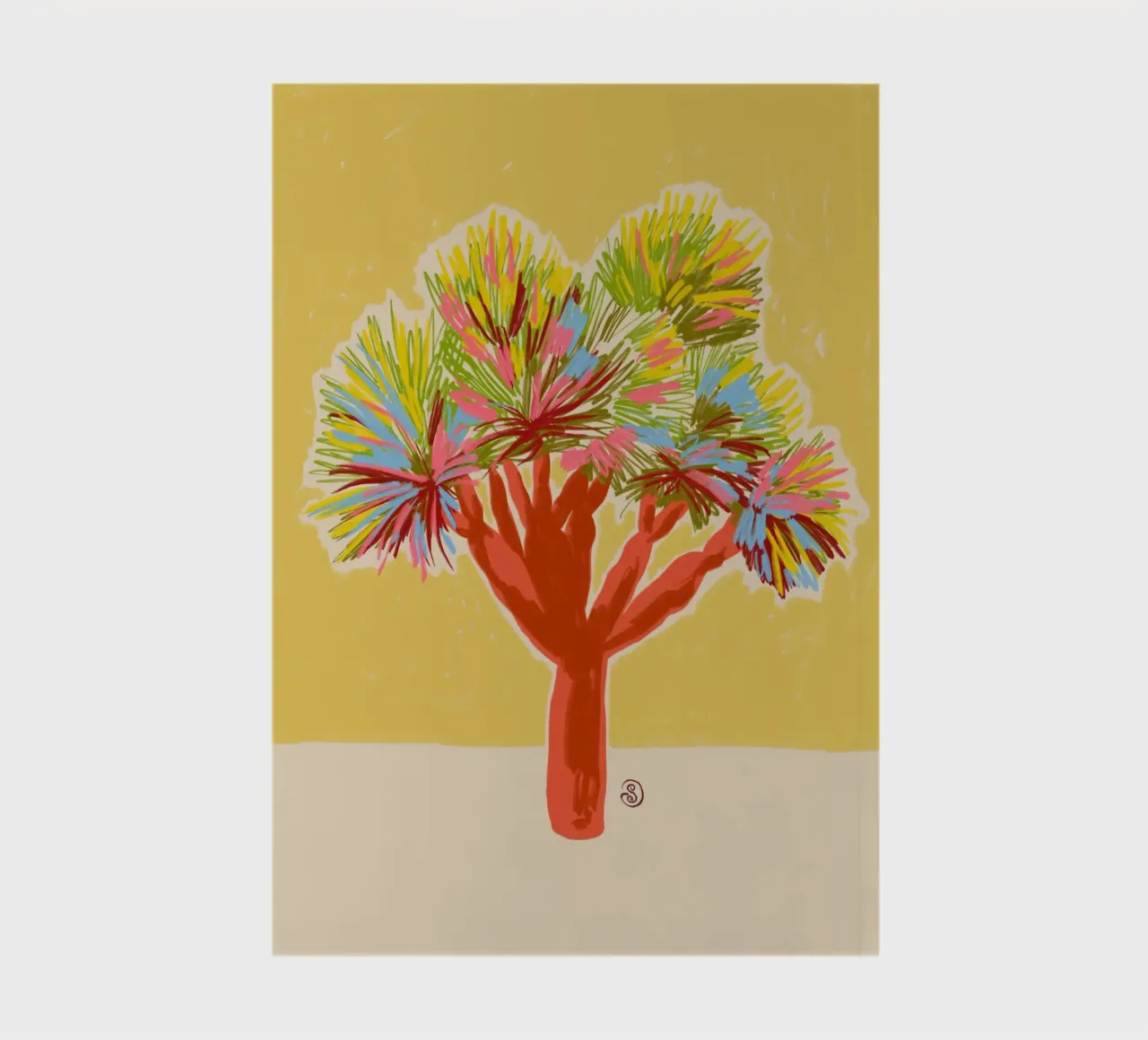 COLORFUL DRAGON TREE notitieboek van Sandra Poliakov