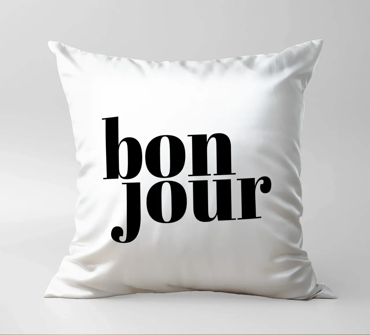 Bon Jour Elegant cuscino da pierosvisuals