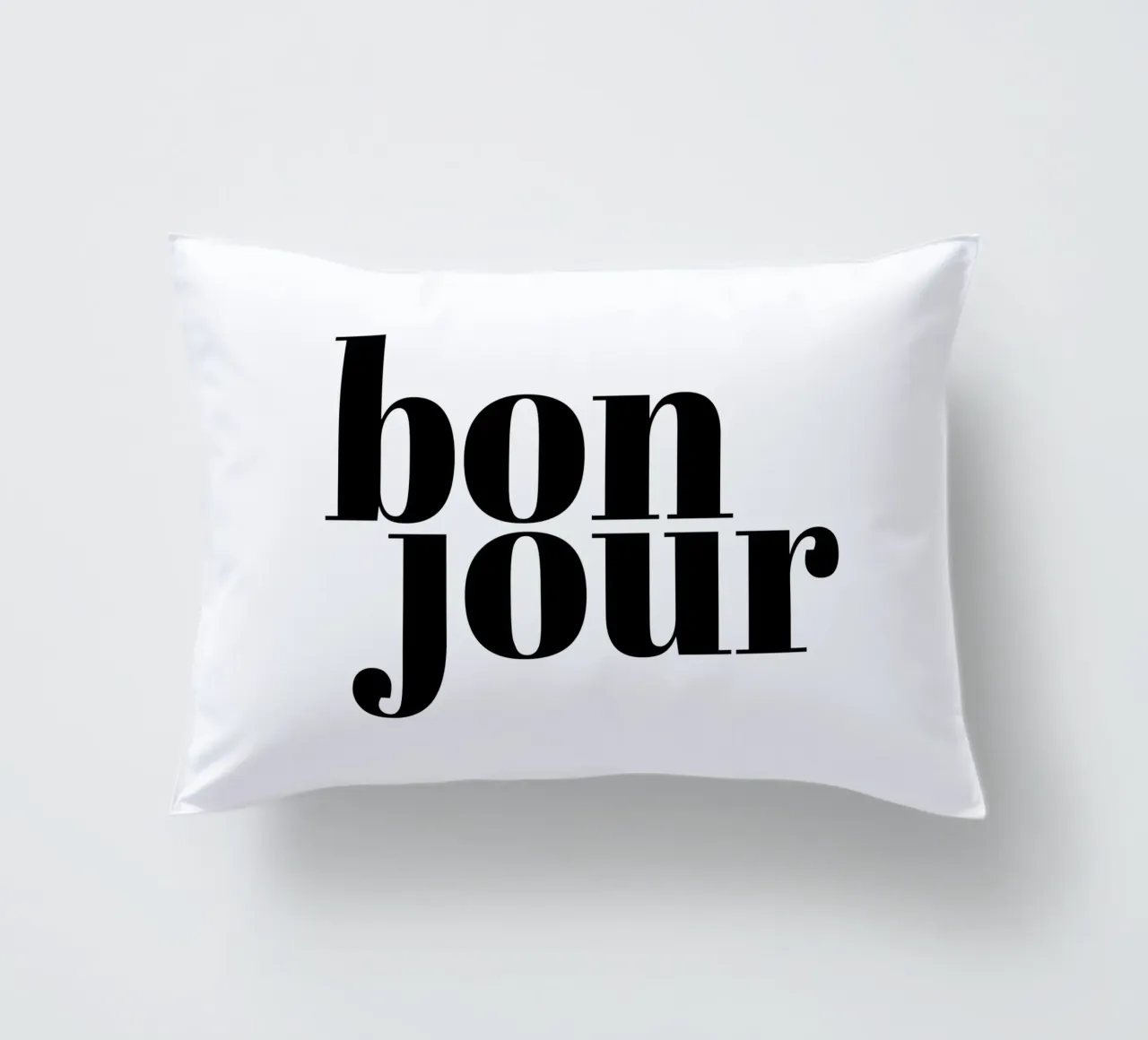 Bon Jour Elegant cuscino da pierosvisuals