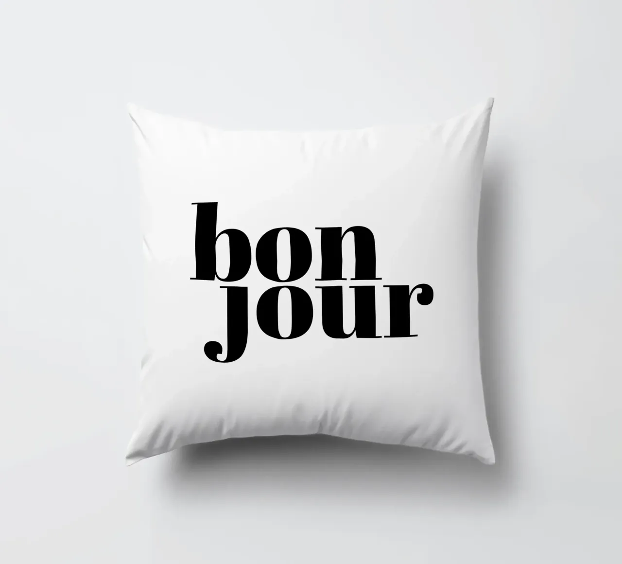 Bon Jour Elegant cuscino da pierosvisuals