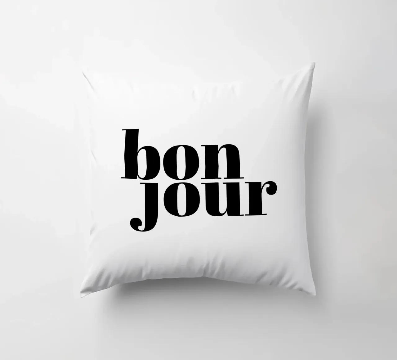 Bon Jour Elegant cuscino da pierosvisuals