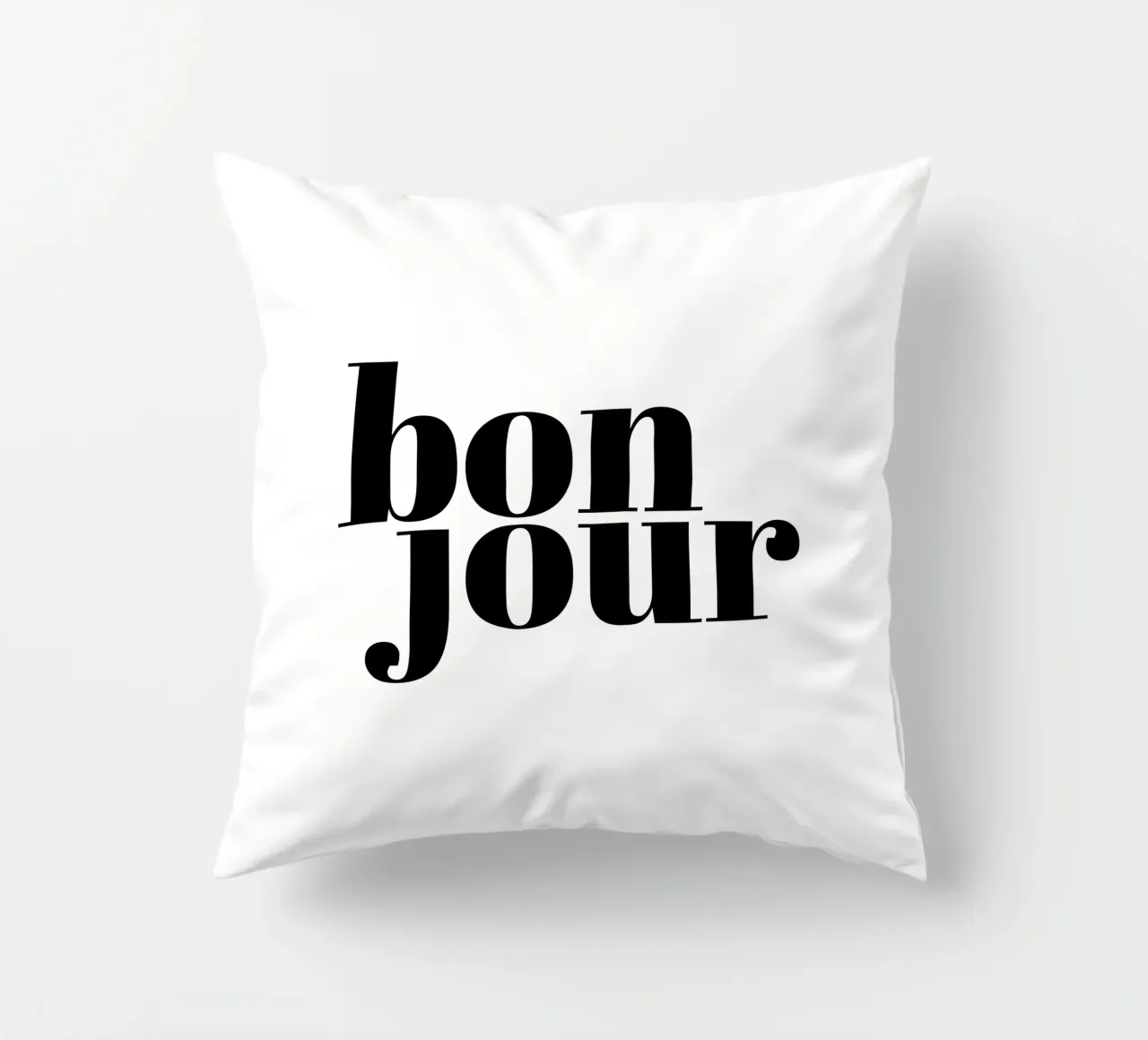 Bon Jour Elegant cuscino da pierosvisuals