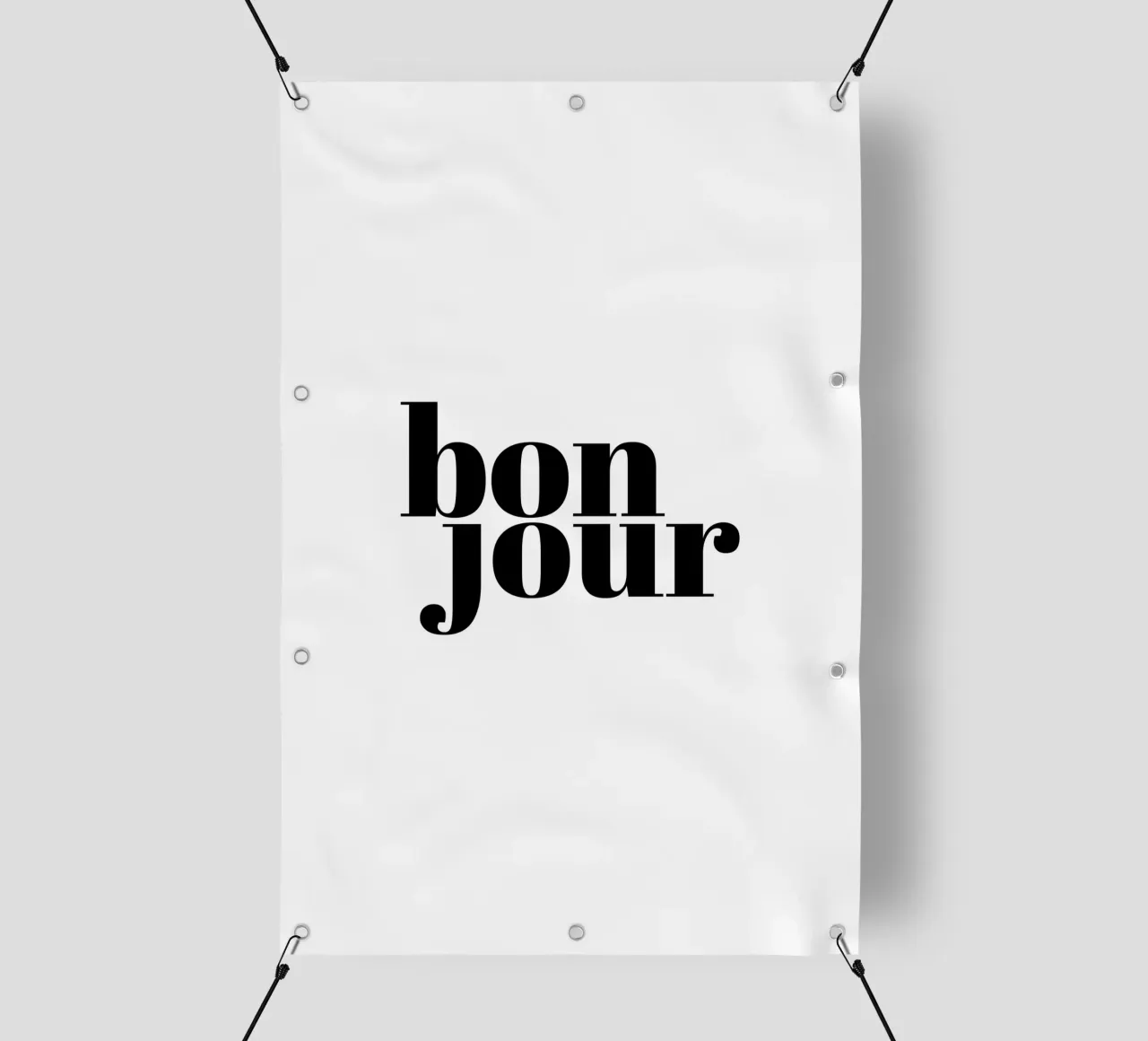 Bon Jour Elegant telo in pvc da pierosvisuals