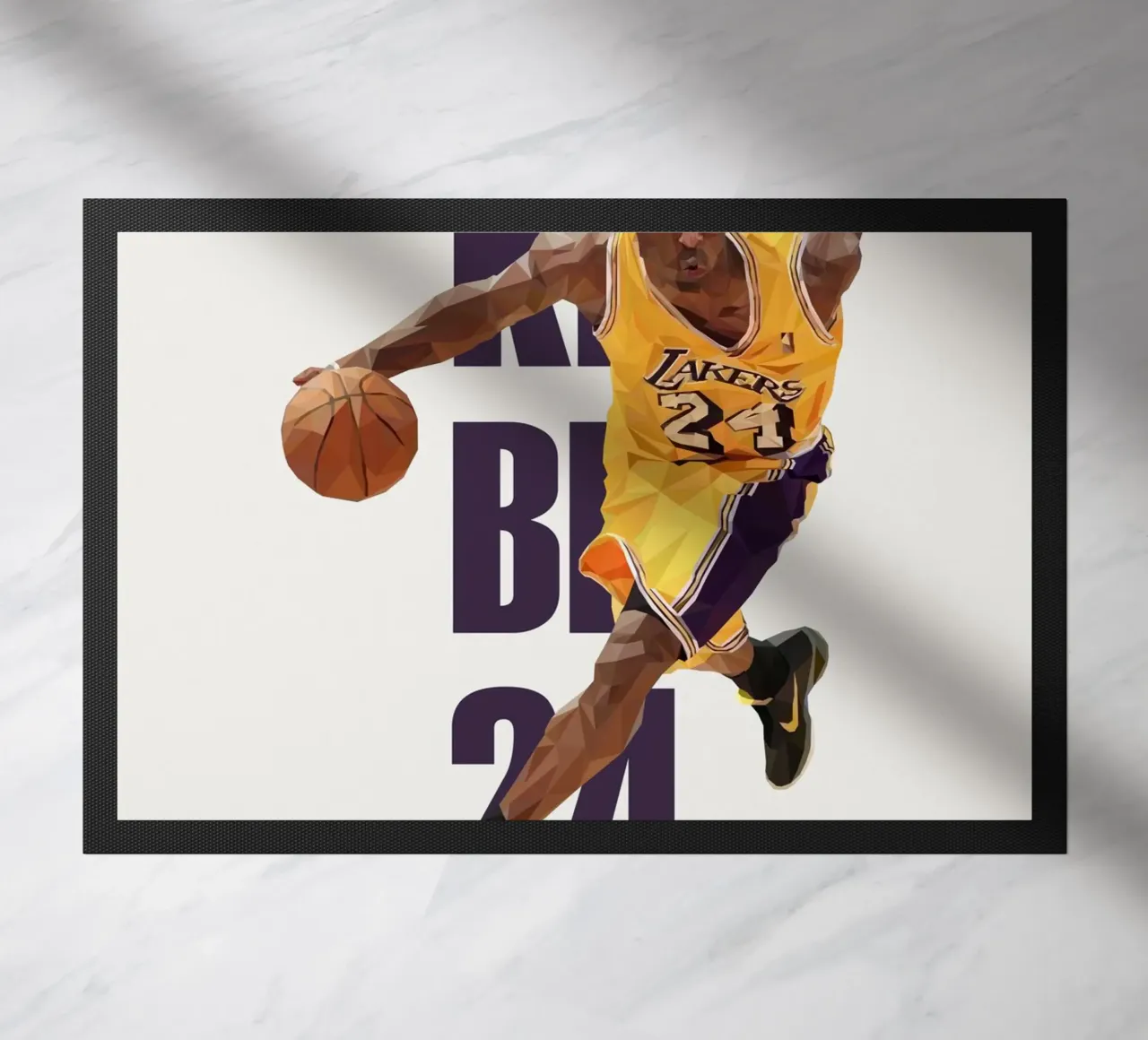 Kobe B24 zerbino da Low poly art